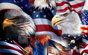 American Flag HD wallpaper
