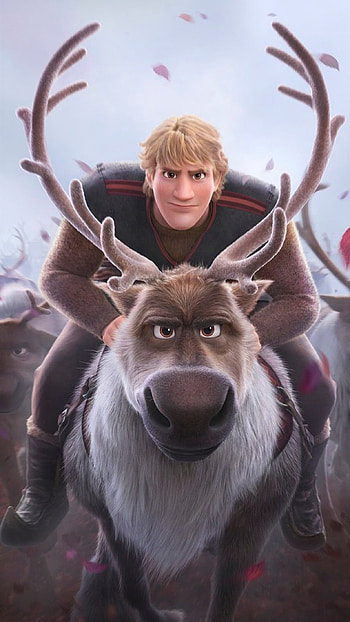 Kristoff Frozen, Disney film, Anime art HD phone wallpaper