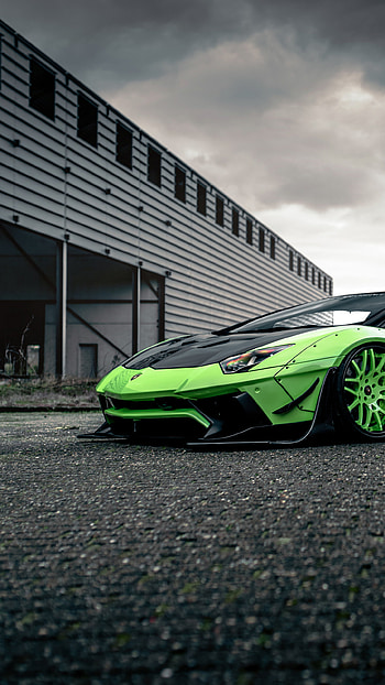 Liberty Walk Car, Lamborghini Huracan, Samsung Galaxy S6 HD phone wallpaper