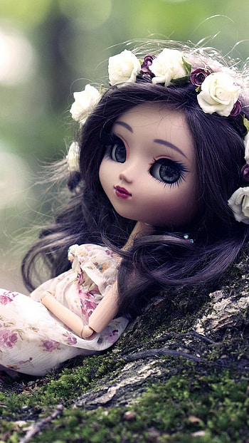 Cute For Girls, Animated Doll, cute HD phone wallpaper
