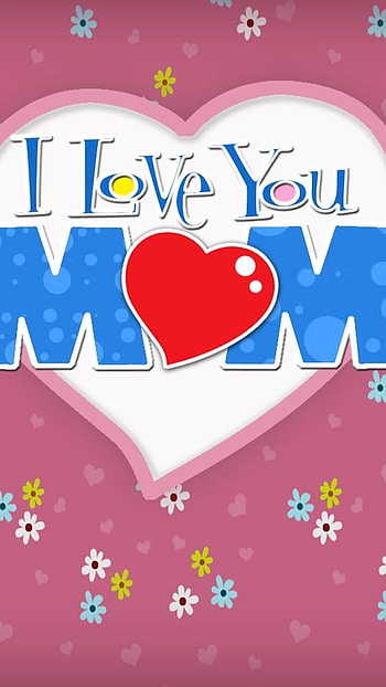 I Love You Mom, Colorful, Painting HD phone wallpaper