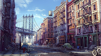 Old New York, Travels, New York in the 30s, Aleksey Borisov HD wallpaper