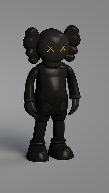 Kaws, Black Kaws HD phone wallpaper