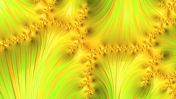 Trippy Psychedelic Fractal, yellow, bright, Abstract, fractal HD wallpaper