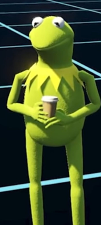Kermit coffee, kermit_the_frog, green, meme HD phone wallpaper