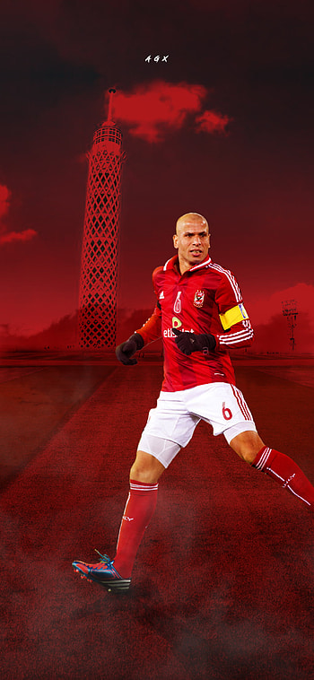 Wael Gomaa Al Ahly, red, وائل جمعه, elahly, wael gomaa, alahly HD phone wallpaper