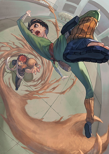 Rock Lee vs Gaara, Anime HD phone wallpaper