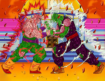 Mystic Tien vs. Piccolo, mystic, piccolo, tien, ball, dragon HD wallpaper