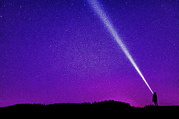 Nature, Silhouette, Starry Sky, Human, Person HD wallpaper