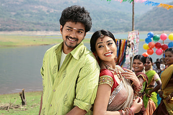 Azhagiya tamizh magan, shreya, vijay HD wallpaper