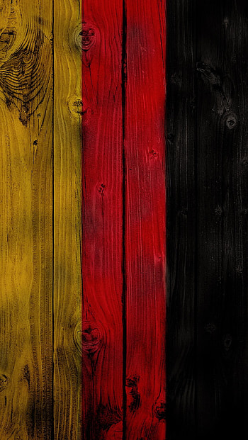 Wood, Flag of Germany HD phone wallpaper