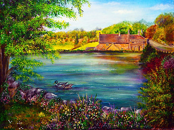 great view, view, great, lake, home HD wallpaper