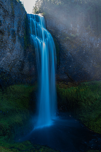 Nature, Stones, Rock, Waterfall, Break, Precipice, Moss HD phone wallpaper