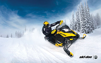 ski-doo skidoo mxz snowmobile snowmobiles brp snow snow forest sports sport HD wallpaper