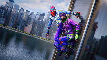 Fly N Fresh Suit In Marvels Spider Man 2, marvels-spider-man-2, spiderman-2, spiderman, 2024-games, games, ps4-games, ps5-games, video-games HD wallpaper