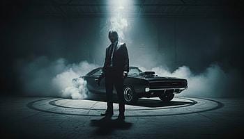 John Wick The Boogeyman , john-wick, ford-mustang, movies, keanu-reeves, artwork, art, digital-art, ai HD wallpaper