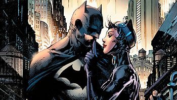 Batman & Catwoman, Batman, Catwoman, jim lee HD wallpaper