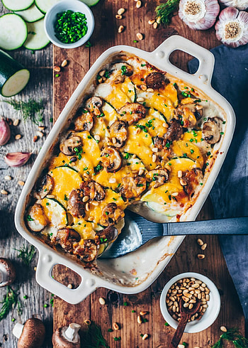 Vegan potato bake, Creamy gratin potatoes, Bianca Zapatka recipe, Plant-based culinary delight HD phone wallpaper