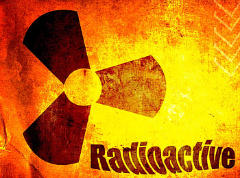 Radioactive, caution, sign, danger, explode, fire HD wallpaper