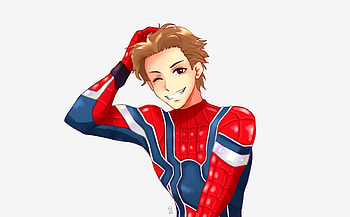 Spider-man, wink, fan art HD wallpaper