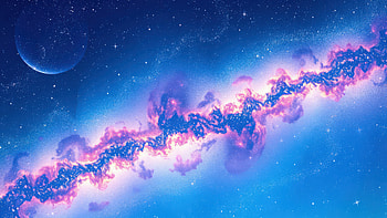Colorful Cosmic Cloud Nebula With Planet, colorful, cloud, nebula, planet, artist, artwork, art, digital-art, ai, deviantart HD wallpaper