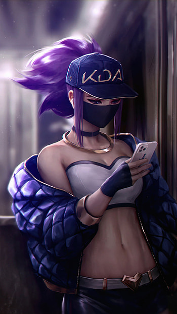 Akali in the metro, Akali (League Of Legends), video game, League Of Legends HD phone wallpaper