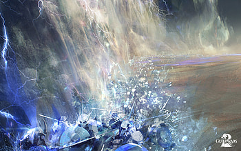 Guild Wars, Epic gaming adventure, Virtual world, Mythical creatures HD wallpaper