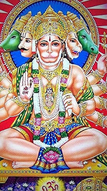 Panchmukhi Hanuman, Lord Hanuman HD phone wallpaper