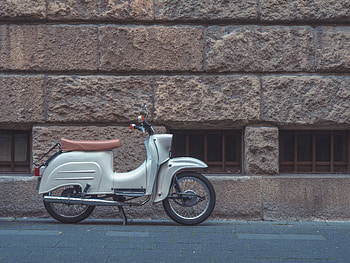 Transport, Motorcycles, Wall, Scooter, Moped HD wallpaper