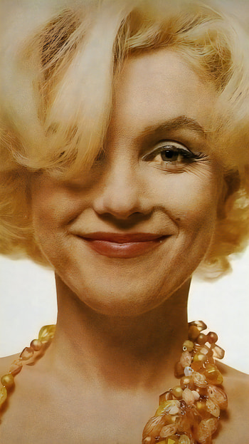 Marilyn Monroe, nose, u, Hollywood, hair, vintage HD phone wallpaper