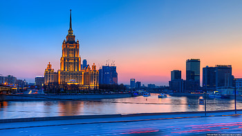 Beautiful Moscow HD wallpaper