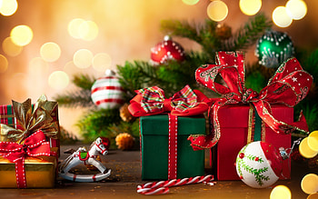 Christmas gifts, Holiday HD wallpaper