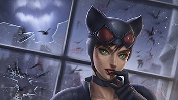 Catwoman Pretty, catwoman, superheroes, artwork, artstation HD wallpaper