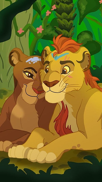 Best Lion King, Kion, Rani, couple HD phone wallpaper