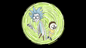 Rick And Morty Redemption, rick-and-morty-season-7, rick-and-morty, tv-shows, digital-art, rick, morty, dark, black HD wallpaper