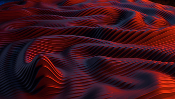 Waves, 3D, Surface, Relief HD wallpaper