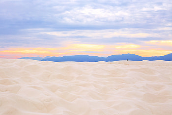 Sunset In White Sands National Monument , sunset, sand, nature HD wallpaper