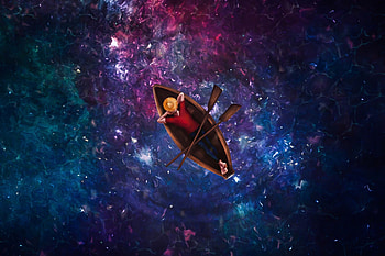 Art, Universe, Boat, Human, Person, Hat HD wallpaper