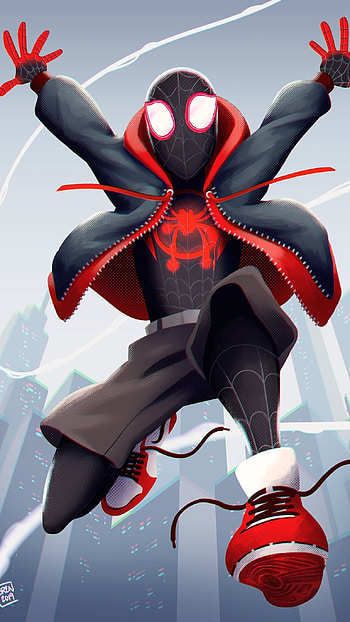 Miles Morales, Morales, Spider Man HD phone wallpaper