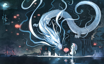 Cartoon, Anime, Dragons HD wallpaper