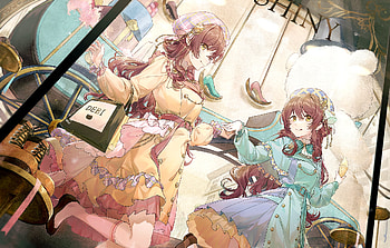 Oosaki Twins, Tenka Osaki, Amana Osaki, Anime, The iDOLM@STER: Shiny Colors HD wallpaper