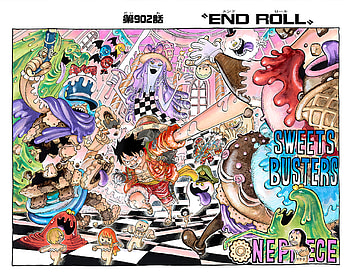 One Piece Color Cover Page 902, Monkey D. Luffy, Anime, One Piece HD wallpaper