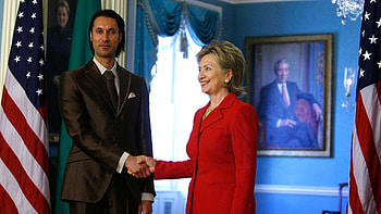 Mutassim Qadhafi, Hillary Clinton HD wallpaper