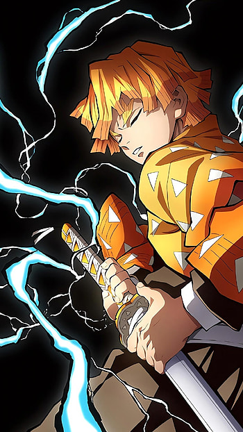 Zenitsu, Zenitsu Agatsuma Demon HD phone wallpaper