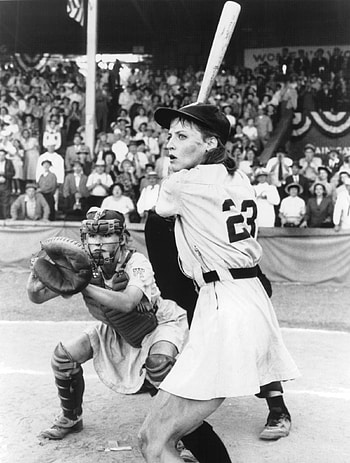 A League of Their Own, Inspirational sports film, Empowering female athletes, Baseball history HD phone wallpaper