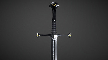 Narsil Sword, 3D model , Detailed design, Intricate craftsmanship HD wallpaper
