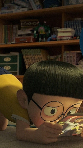 Nobita Doraemon, Lazy Nobita HD phone wallpaper