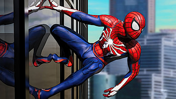 Spiderman From Ps4 Cgi , spiderman, superheroes, artist, artwork, digital-art, artstation HD wallpaper