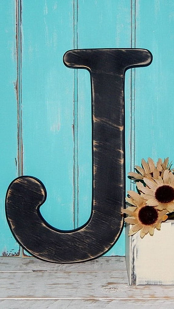 J Letter, Blue Background HD phone wallpaper