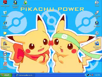 The two cute little Pikachu's!XD!, sweet, anime, pikachu power, cute, video games link HD wallpaper